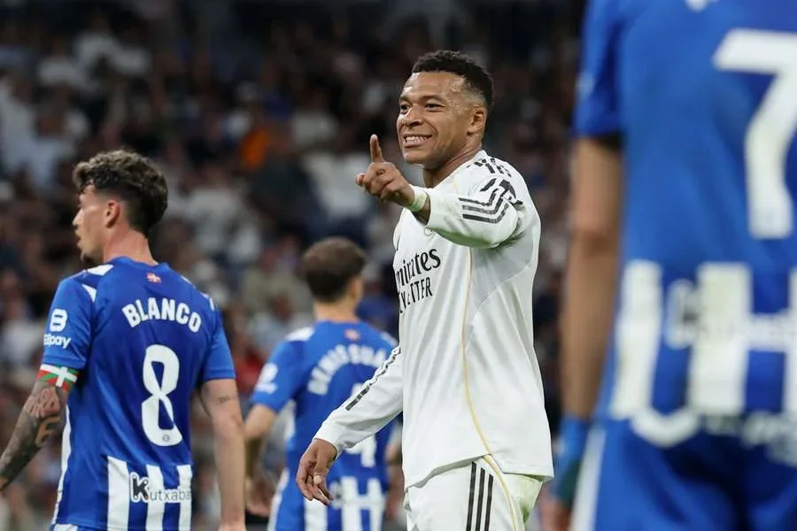Mbappé, jugador del Real Madrid